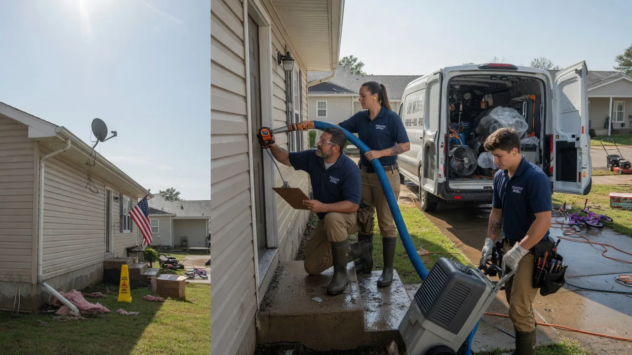 Ceiling Water Damage Restoration in Strum, WI near me